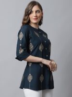 Women's Viscose Printed Short Kurti - Image 2