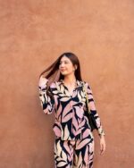 Women's Cotton Blend Printed Ethnic Co-ord Set - Image 3