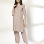 Women Geometric Print Straight Kurta & Pants Set