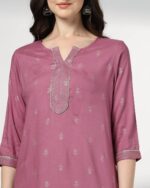 Women Printed Straight Kurta - Image 2