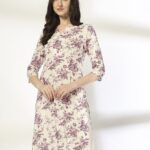 Women Floral Print Straight Kurta