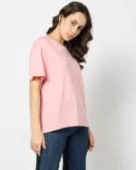 Women Regular Fit Crew-Neck Cotton T-Shirt - Image 5