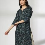 Women Floral Print Straight Kurta