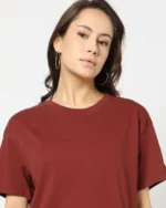 Women Cotton Regular Fit Crew-Neck T-Shirt - Image 5