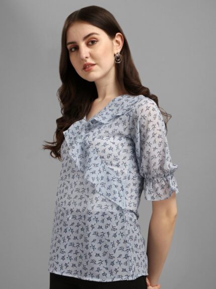 Minimal Grey Women's Top